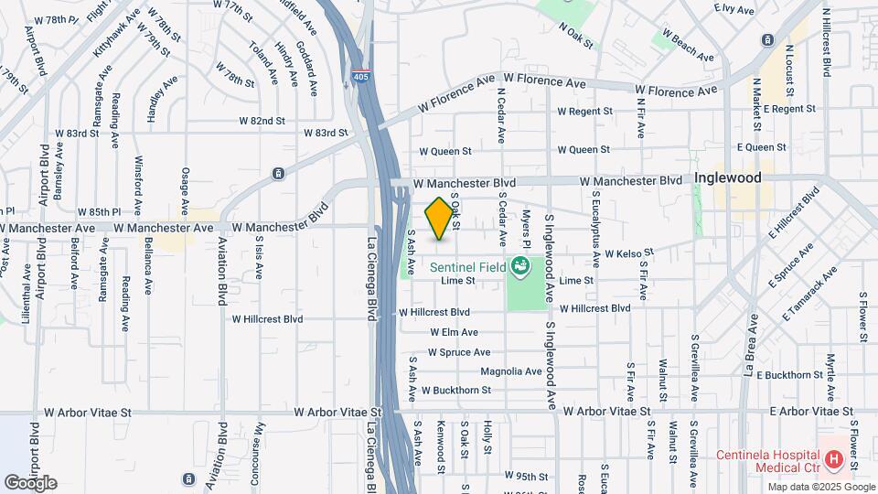 619 W Kelso St Map and Location Details