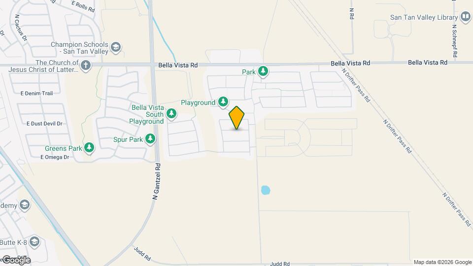 2717 E Dust Devil Dr Mapa y Detalles de la Ubicación