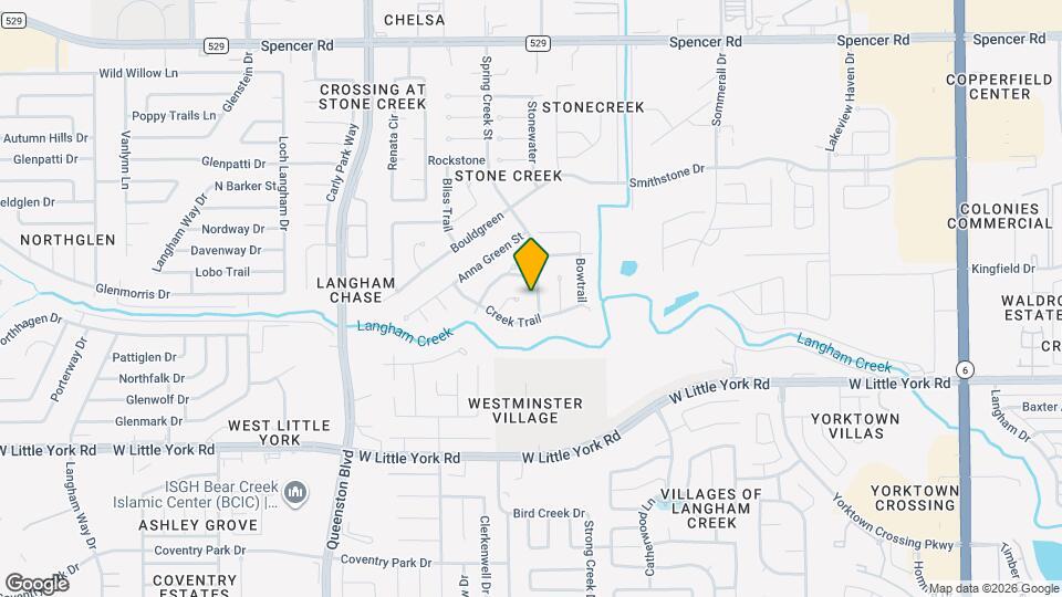 6411 Spring Creek St Map and Location Details