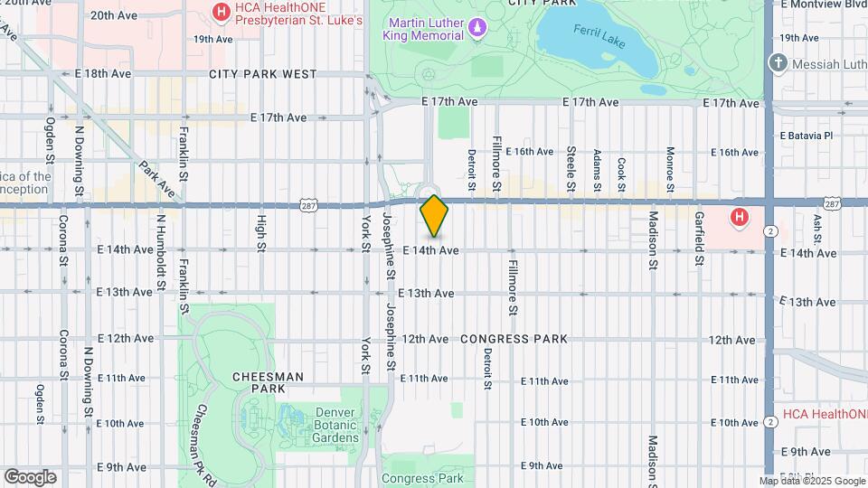 1415 N Elizabeth St Map and Location Details