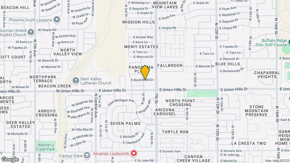 515 E Rockwood Dr Mapa y Detalles de la Ubicación