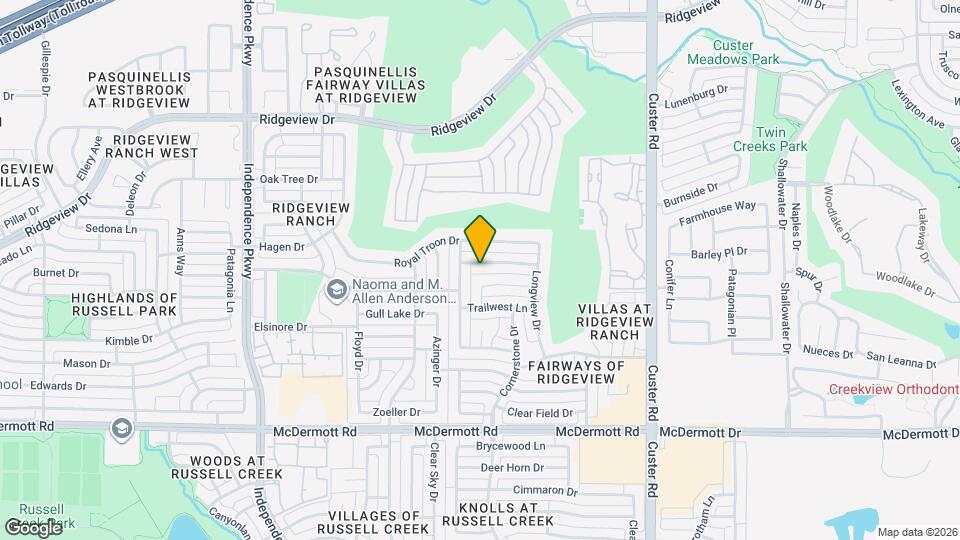 2520 Frosted Green Ln Map and Location Details