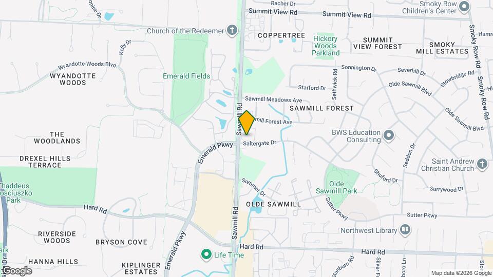 2744 Saltergate Dr Mapa y Detalles de la Ubicación