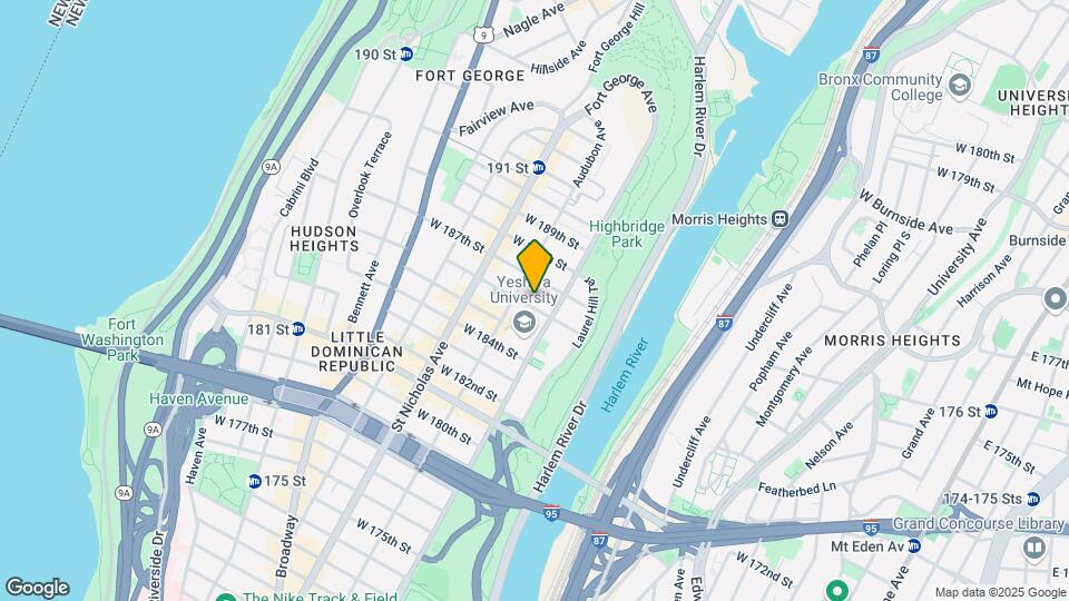 511 W 186th St Map and Location Details