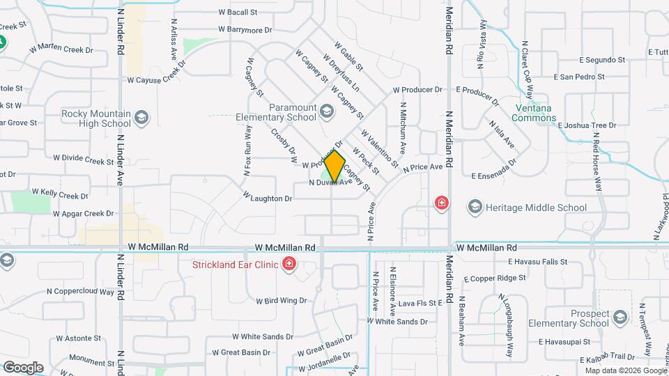 591 W Kingsley St Mapa y Detalles de la Ubicación