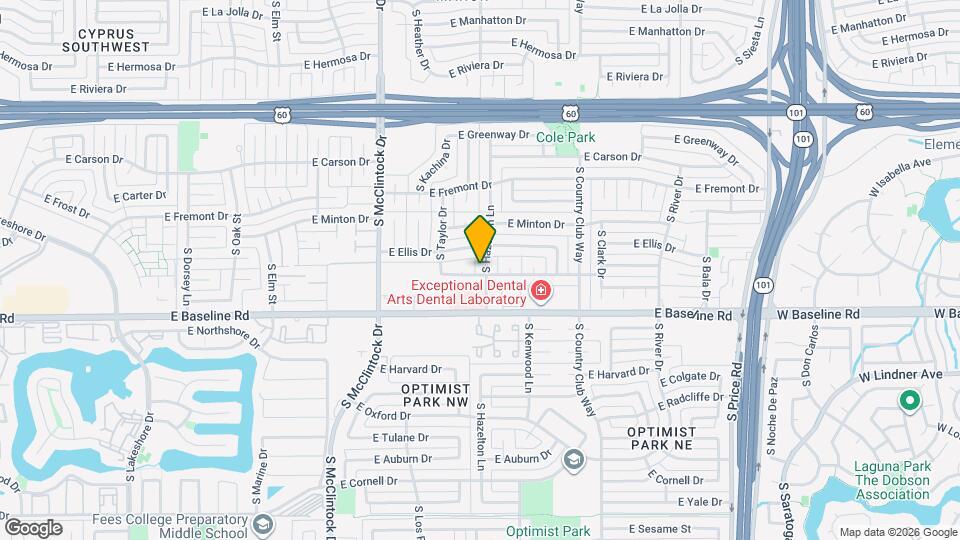 4924 S Hazelton Ln Mapa y Detalles de la Ubicación