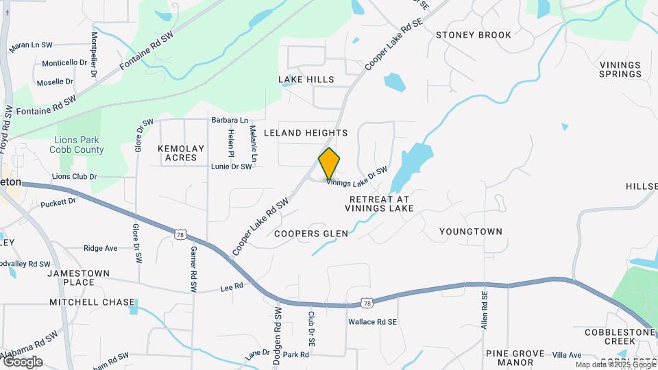 22 Vinings Lake Dr SW Mapa y Detalles de la Ubicación