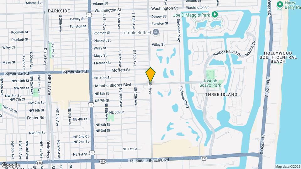 901 NE 14th Ave, Unit 506 Map and Location Details