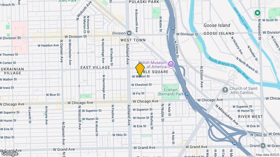 1521 W Walton St, Unit #2 Mapa y Detalles de la Ubicación