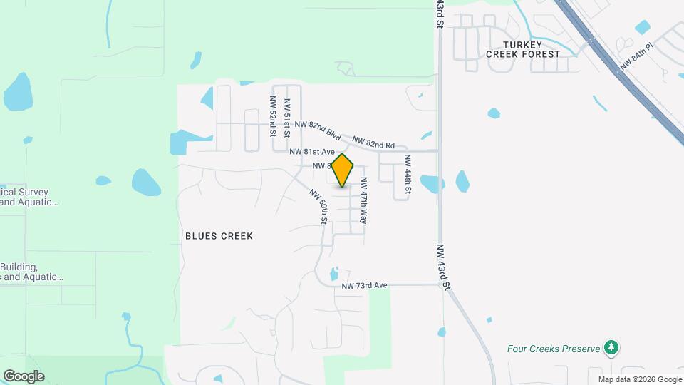 4840 NW 78th Rd Map and Location Details