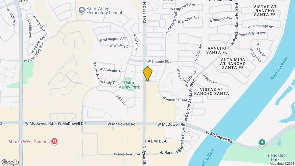12937 W Holly St Mapa y Detalles de la Ubicación