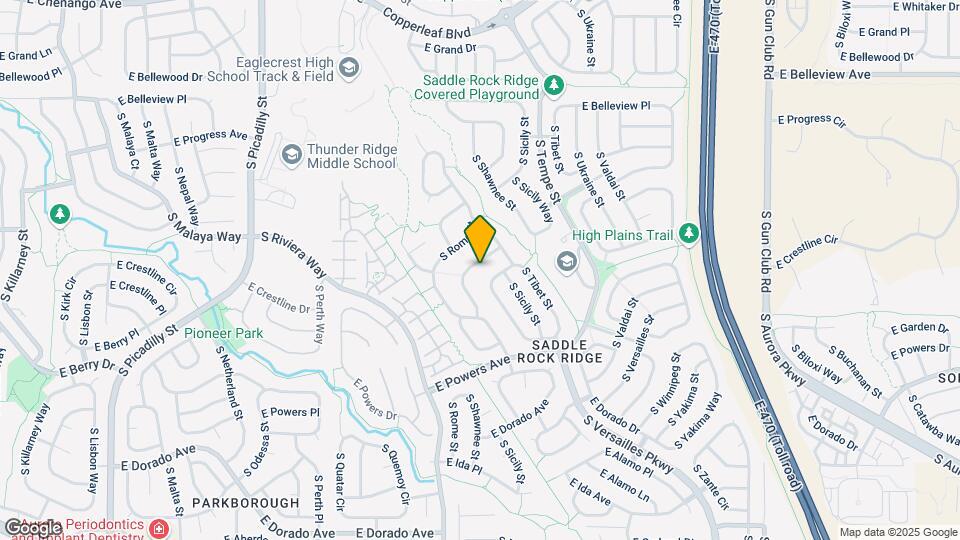 5426 S Shawnee Way Map and Location Details