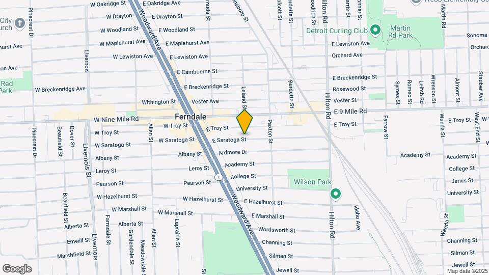347 E Saratoga St, Unit # 2 Map and Location Details