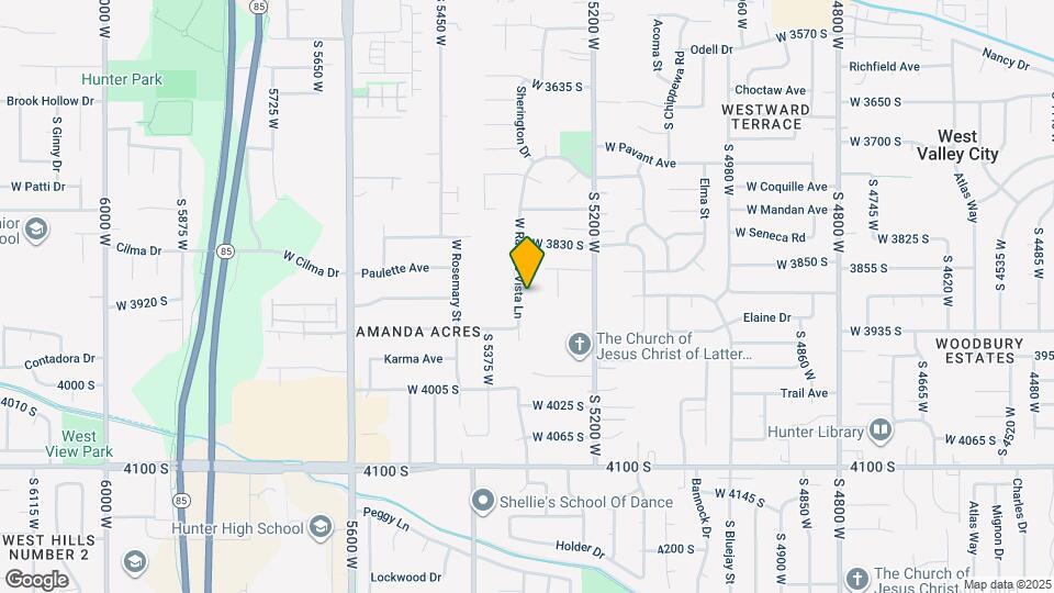 3893 W Rancho Vista Ln Map and Location Details