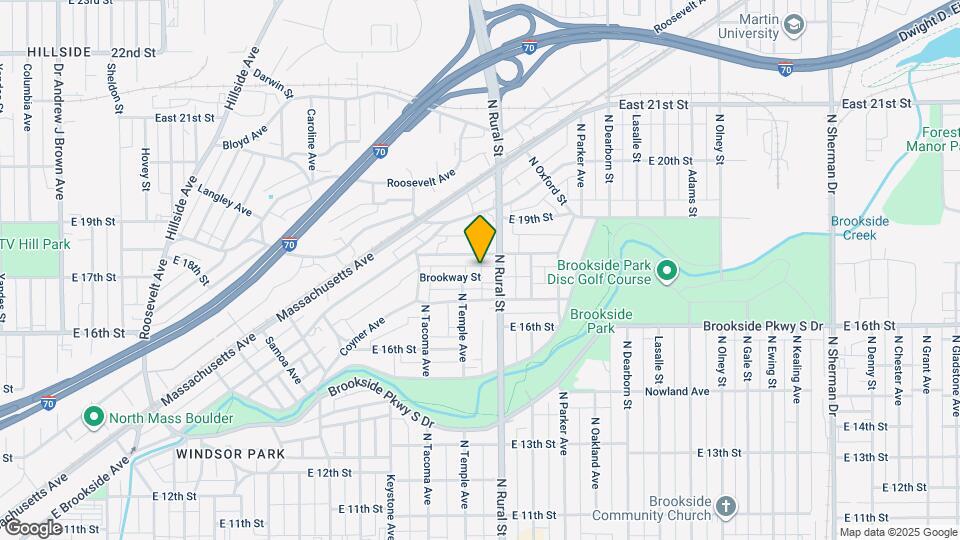 2620 Brookway St Mapa y Detalles de la Ubicación