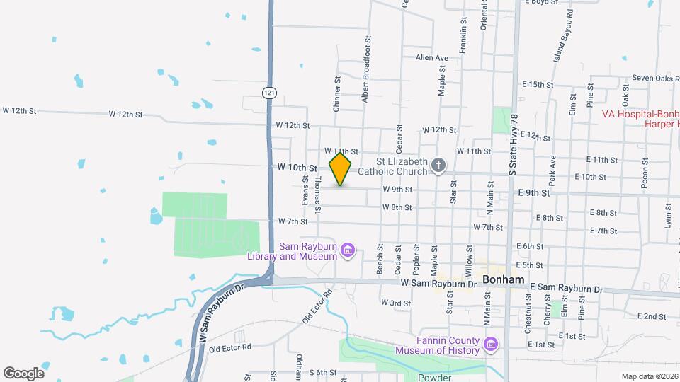 823 W 9th St Mapa y Detalles de la Ubicación