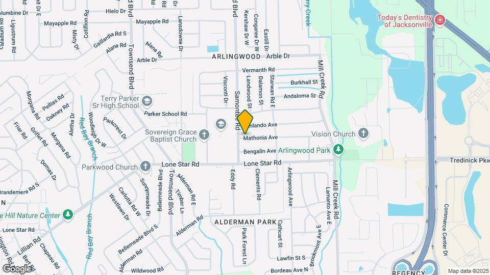 8255 Mathonia Ave Map and Location Details