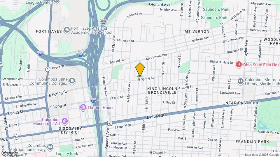 214 N 17th St Mapa y Detalles de la Ubicación