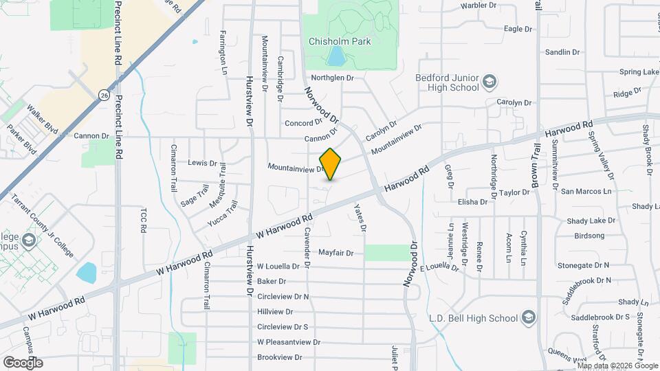 330 W Harwood Rd Map and Location Details