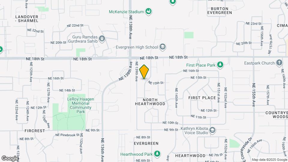 1416 NE 140th Ave Map and Location Details