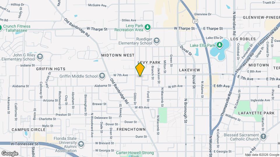 1324 Central St Map and Location Details