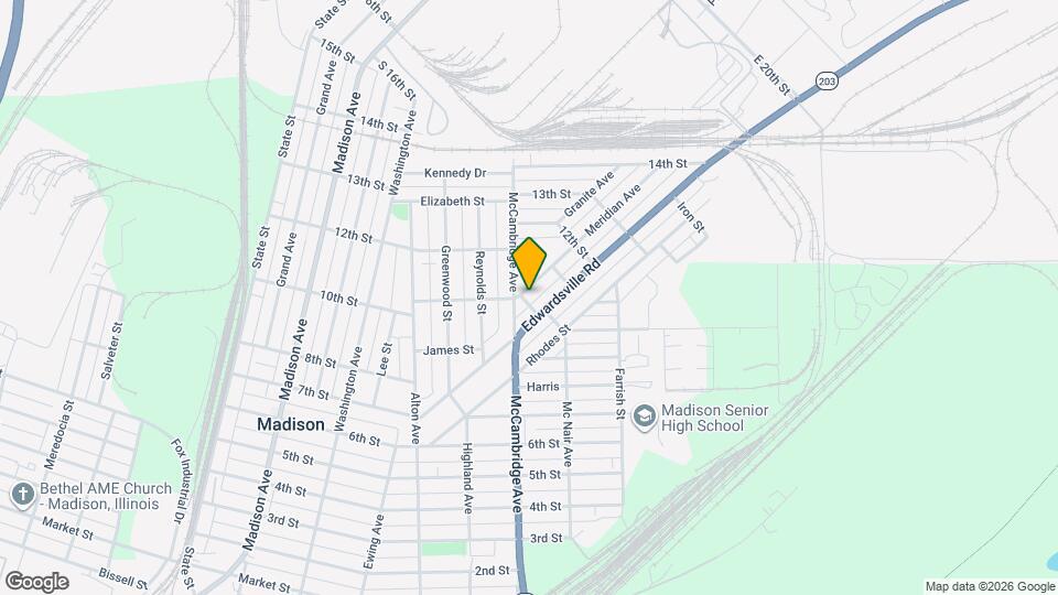 2000 Meridian Ave Map and Location Details