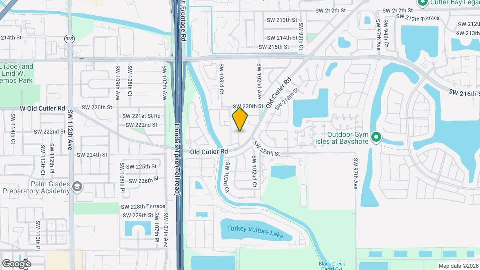 22301 SW 103rd Ave Map and Location Details