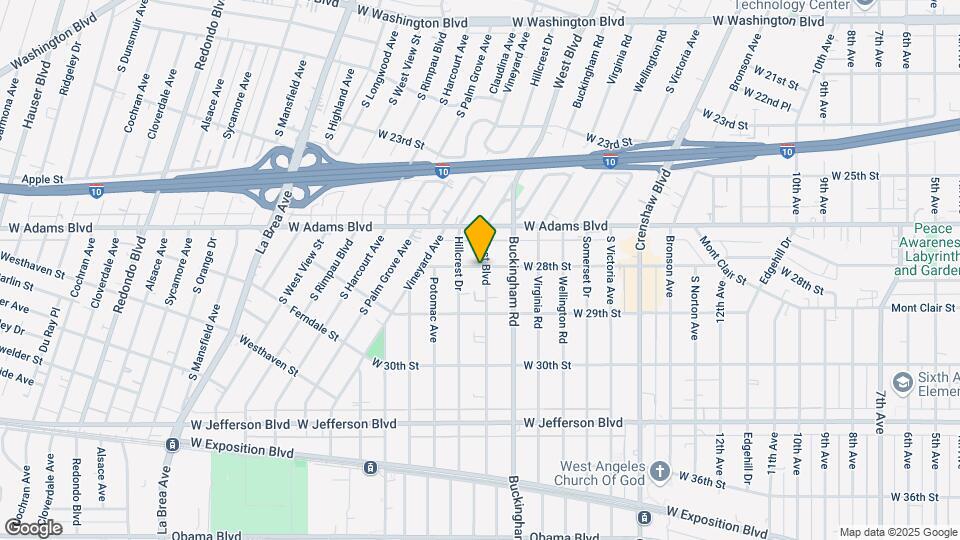 2801 West Blvd Mapa y Detalles de la Ubicación