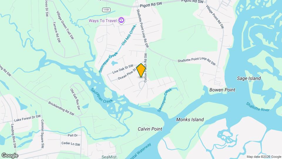 4414 Rusty Cir SW Map and Location Details