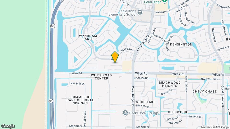11889 NW 47th Manor Map and Location Details