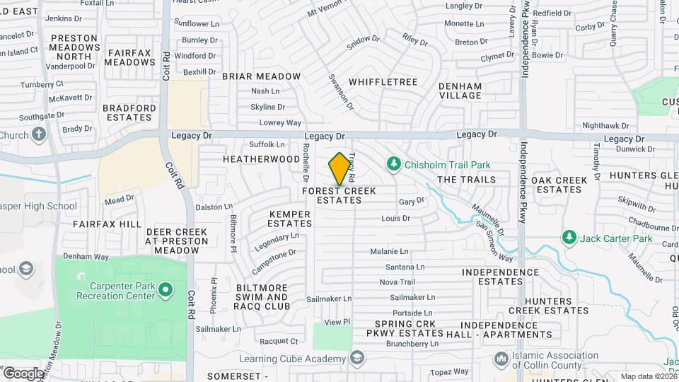 3508 Terry Dr Mapa y Detalles de la Ubicación