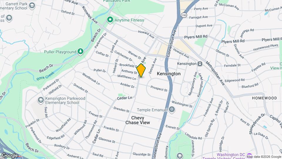 10313 Summit Ave Map and Location Details