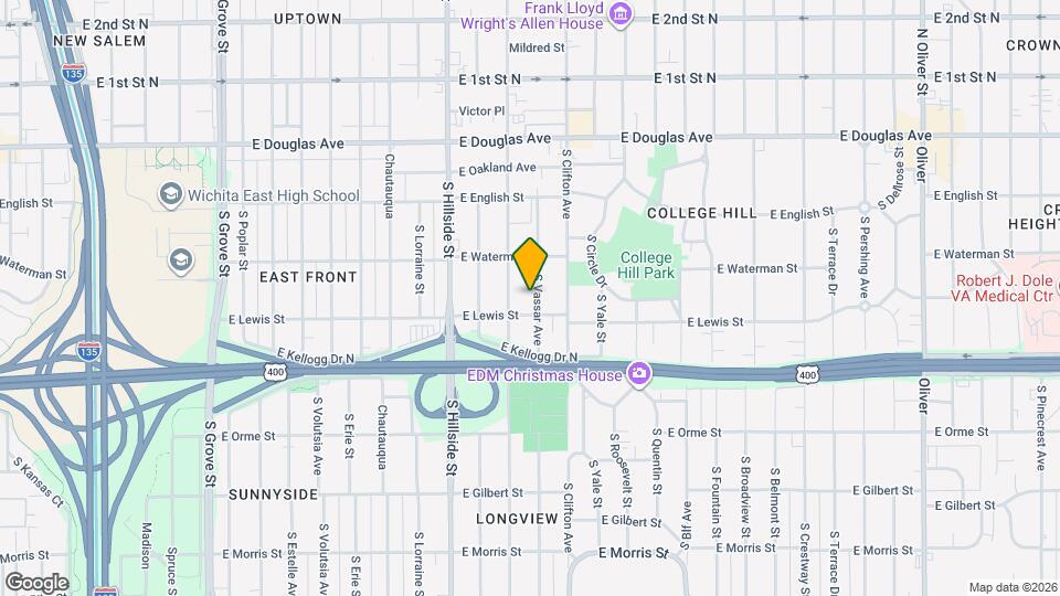 343 S Vassar St Map and Location Details