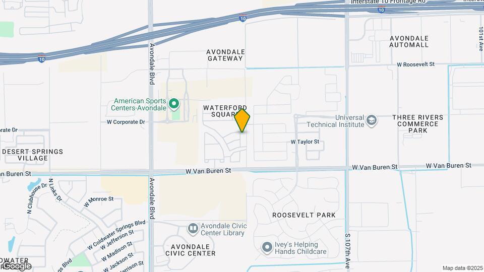 605 N 111th Dr Map and Location Details