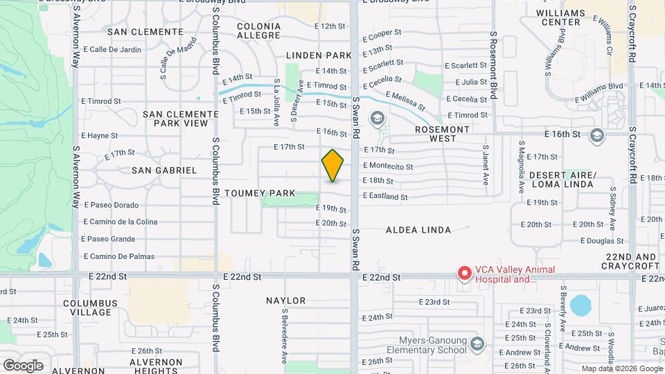 4617 E Eastland St Map and Location Details