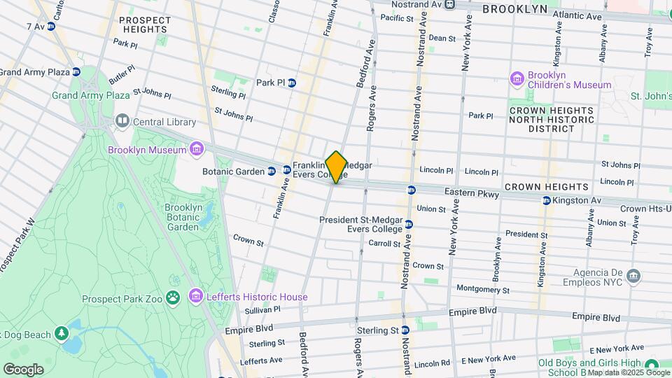 410 Eastern Pkwy Map and Location Details