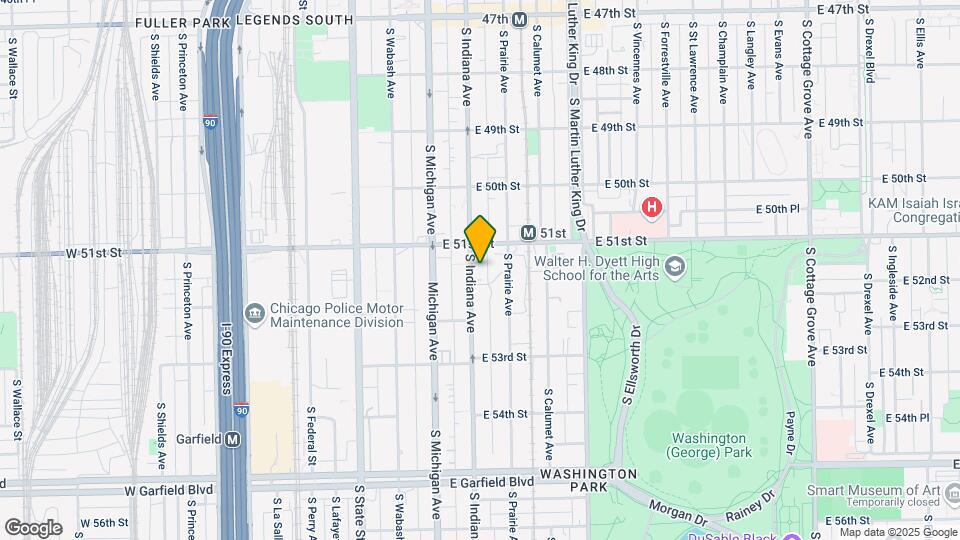 5127 S Indiana Ave Map and Location Details
