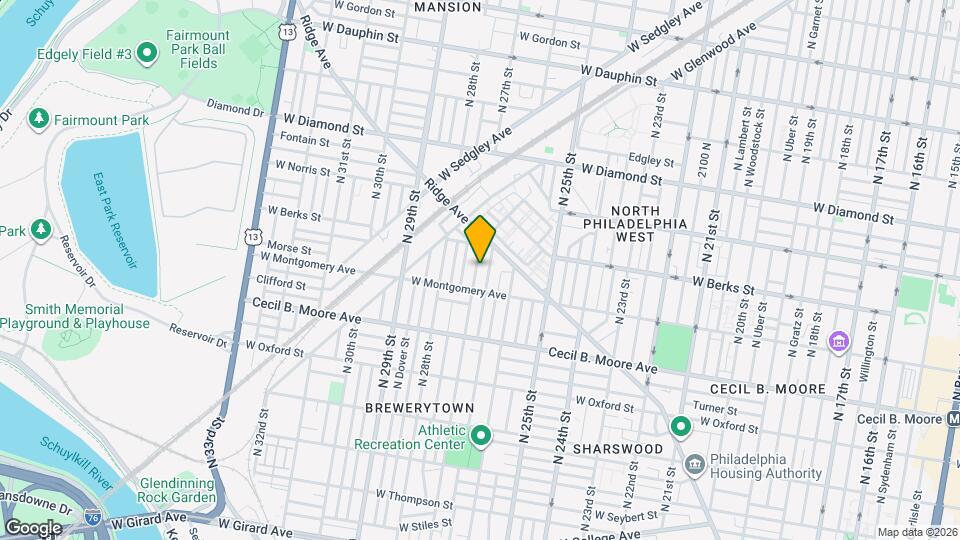 1829 N 27th St Map and Location Details