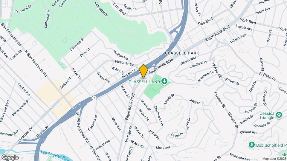 3618-3624 Eagle Rock Blvd Map and Location Details