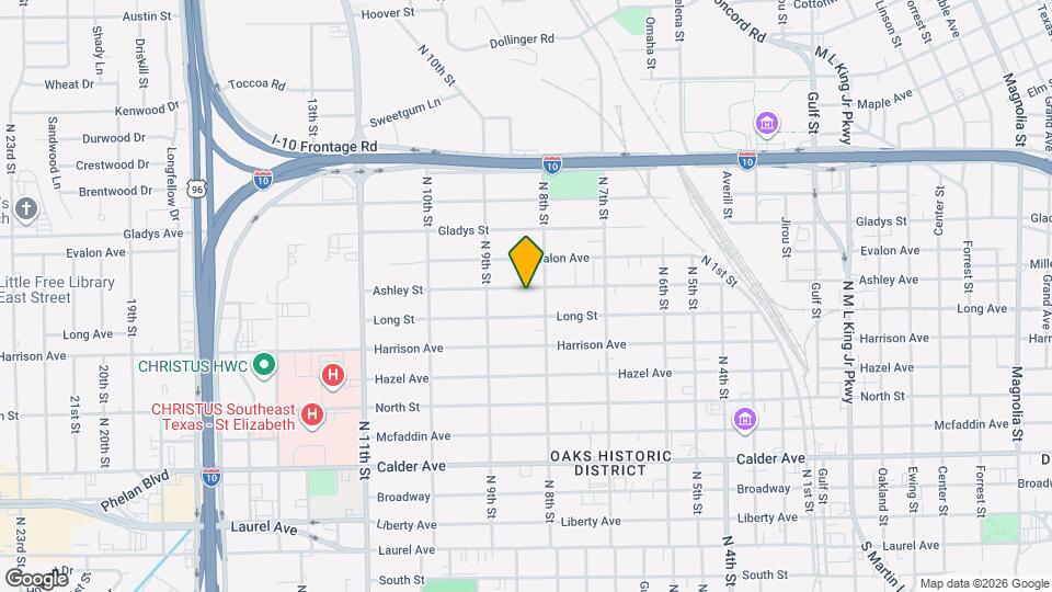 2425 Ashley St Map and Location Details