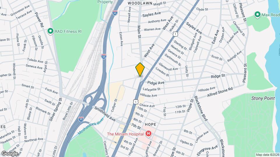 1129 Main St, Unit 1 Mapa y Detalles de la Ubicación