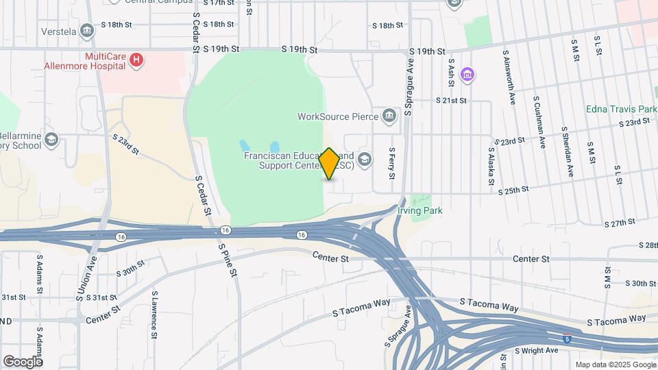 Allenmore East Condos Map and Location Details