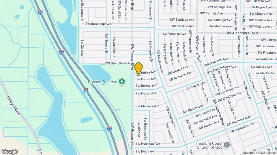 1573 SW Dycus Ave Mapa y Detalles de la Ubicación