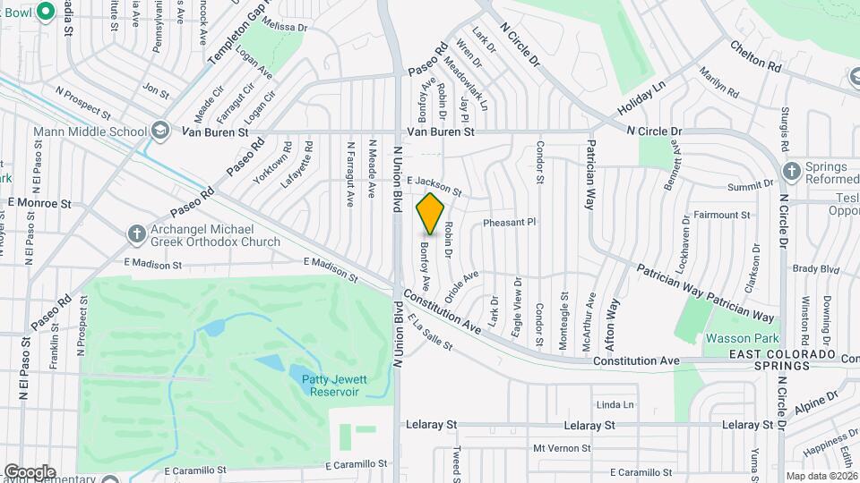 2215 Bonfoy Ave Map and Location Details