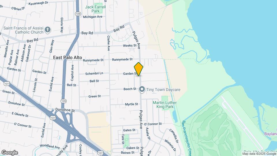 2229 Pulgas Ave Map and Location Details