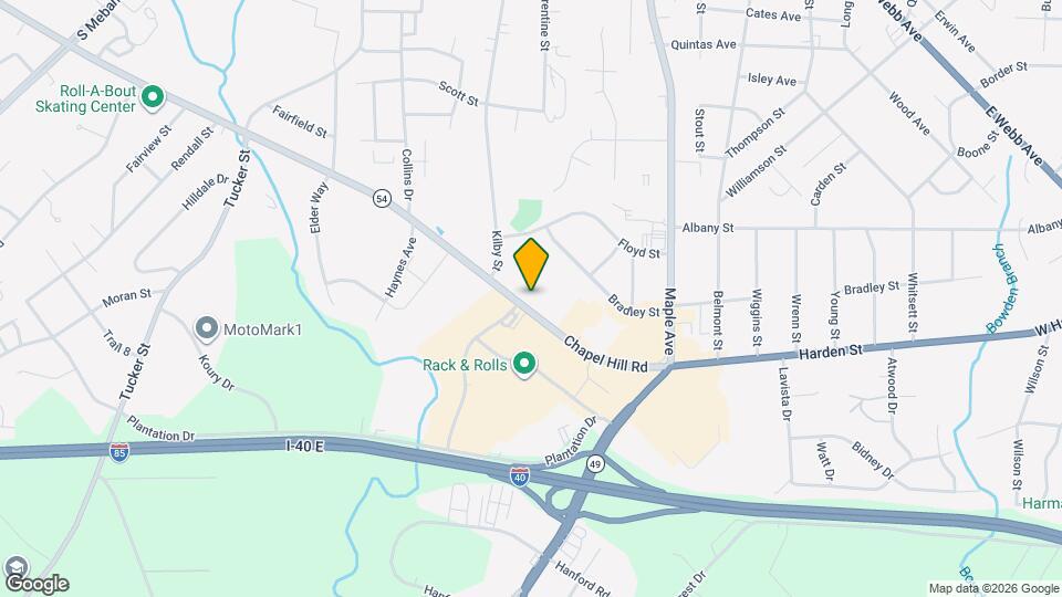 2020 Chapel Hill Rd Map and Location Details