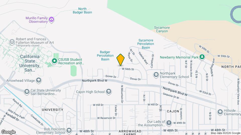 1116 W 56th St Mapa y Detalles de la Ubicación