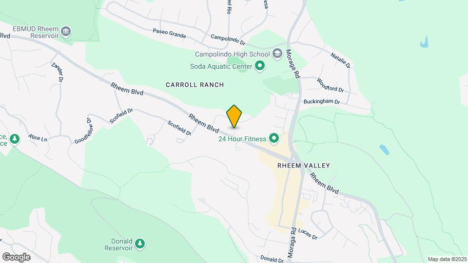 327 Rheem Blvd Map and Location Details