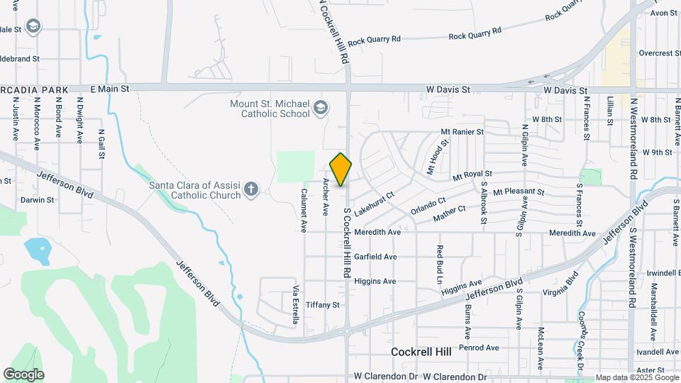 203 S Cockrell Hill Rd Mapa y Detalles de la Ubicación