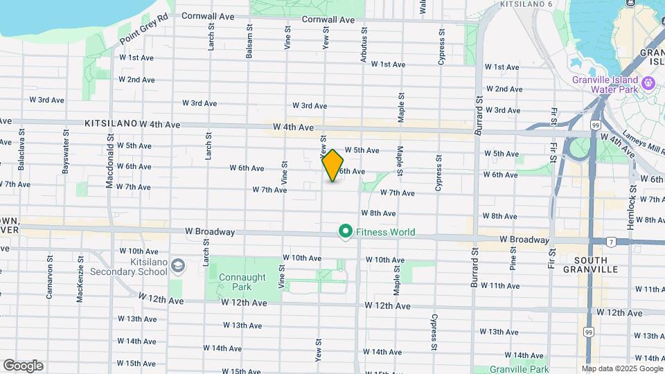 2175 W 7th Ave Map and Location Details